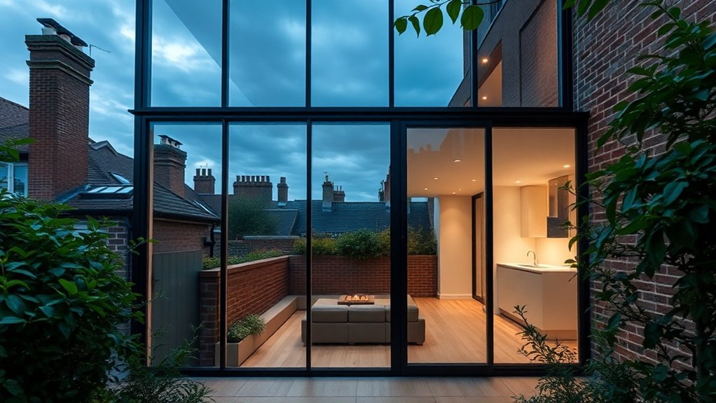 Glass Extension Walls Brentford
