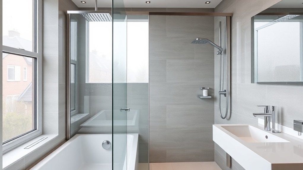 Semi-Frameless Shower Screens Brentford