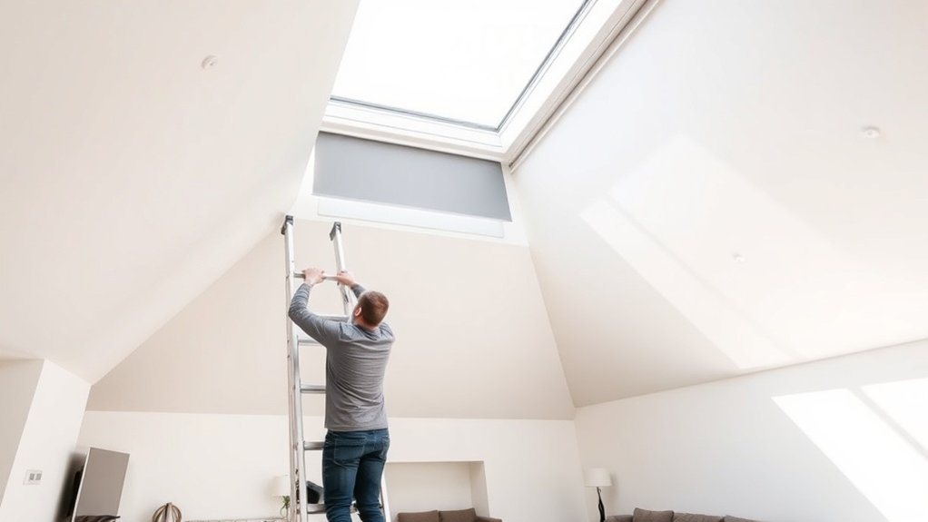 Skylight Blinds Installation Brentford