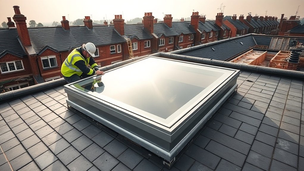 Skylight Installation Chiswick Bridge
